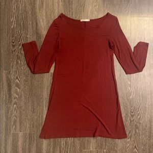 Long sleeve t shirt dress
